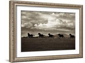 Racing the Clouds-Lisa Dearing-Framed Photographic Print
