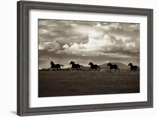Racing the Clouds-Lisa Dearing-Framed Photographic Print