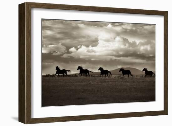 Racing the Clouds-Lisa Dearing-Framed Photographic Print