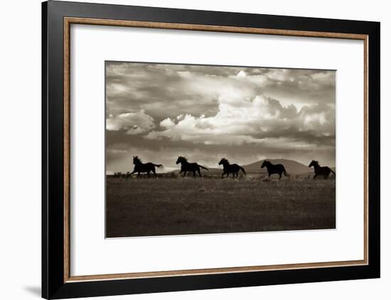 Racing the Clouds-Lisa Dearing-Framed Photographic Print