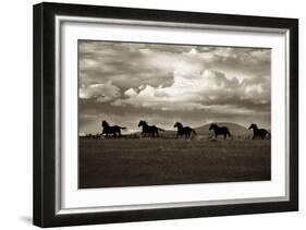 Racing the Clouds-Lisa Dearing-Framed Photographic Print