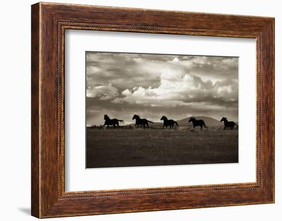 Racing the Clouds-Lisa Dearing-Framed Photographic Print