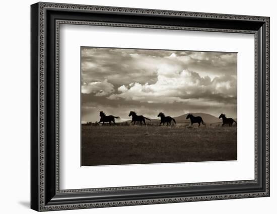 Racing the Clouds-Lisa Dearing-Framed Photographic Print