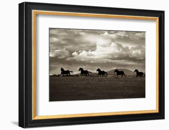 Racing the Clouds-Lisa Dearing-Framed Photographic Print