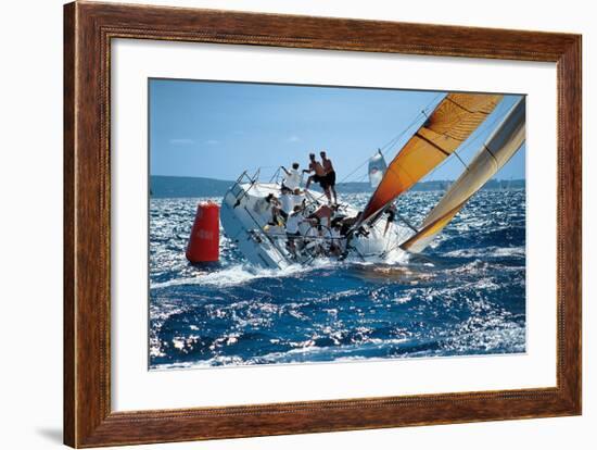 Racing the Wind-null-Framed Premium Giclee Print