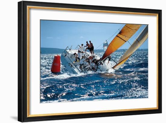 Racing the Wind-null-Framed Premium Giclee Print