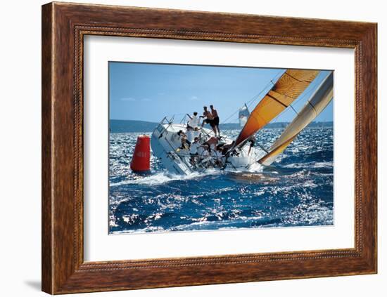 Racing the Wind-null-Framed Art Print