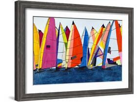 Racing the Wind-Brent Abe-Framed Giclee Print