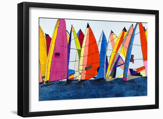 Racing the Wind-Brent Abe-Framed Giclee Print