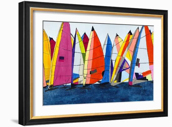 Racing the Wind-Brent Abe-Framed Giclee Print