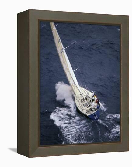 Racing Yacht-null-Framed Premier Image Canvas