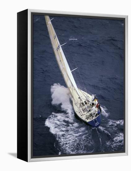 Racing Yacht-null-Framed Premier Image Canvas