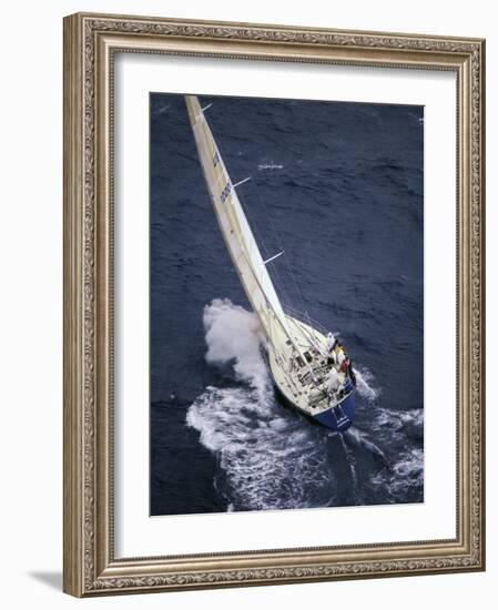 Racing Yacht-null-Framed Photographic Print