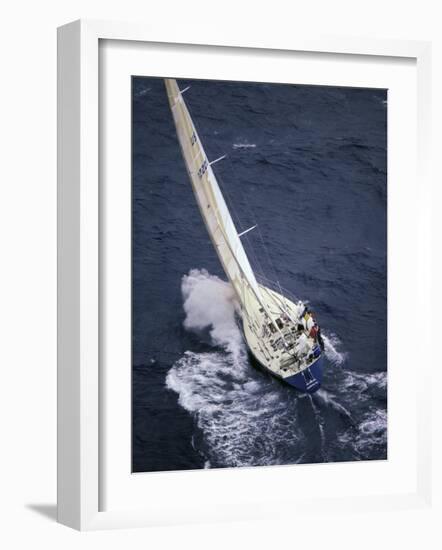 Racing Yacht-null-Framed Photographic Print
