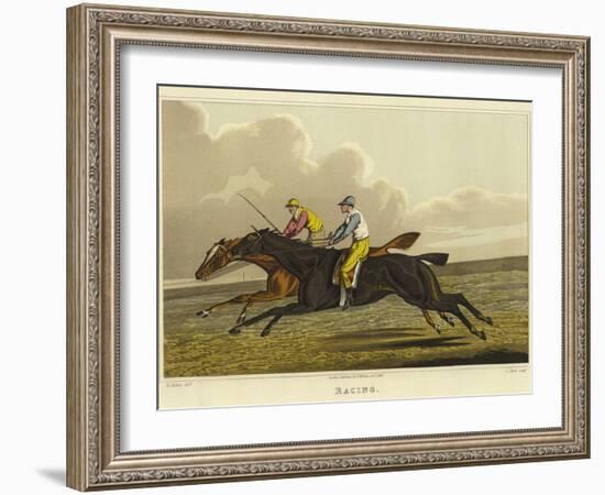 Racing-Henry Thomas Alken-Framed Giclee Print