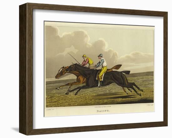 Racing-Henry Thomas Alken-Framed Giclee Print