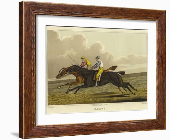 Racing-Henry Thomas Alken-Framed Giclee Print