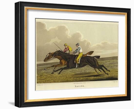 Racing-Henry Thomas Alken-Framed Giclee Print