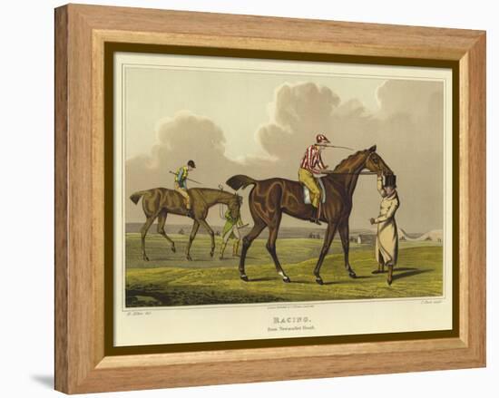 Racing-Henry Thomas Alken-Framed Premier Image Canvas