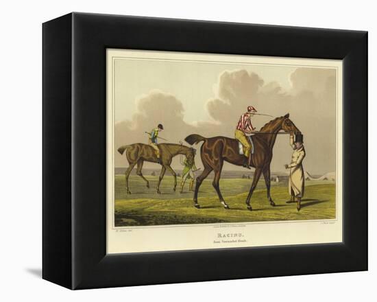 Racing-Henry Thomas Alken-Framed Premier Image Canvas