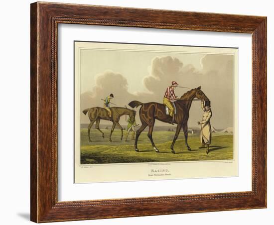 Racing-Henry Thomas Alken-Framed Giclee Print