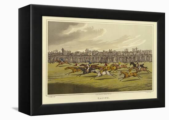 Racing-Henry Thomas Alken-Framed Premier Image Canvas