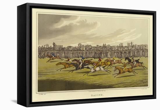 Racing-Henry Thomas Alken-Framed Premier Image Canvas