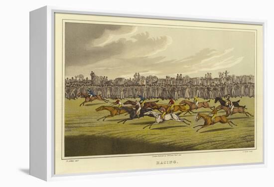 Racing-Henry Thomas Alken-Framed Premier Image Canvas