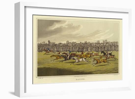 Racing-Henry Thomas Alken-Framed Giclee Print