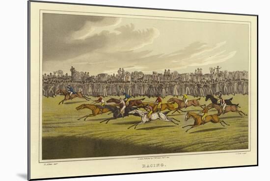 Racing-Henry Thomas Alken-Mounted Giclee Print