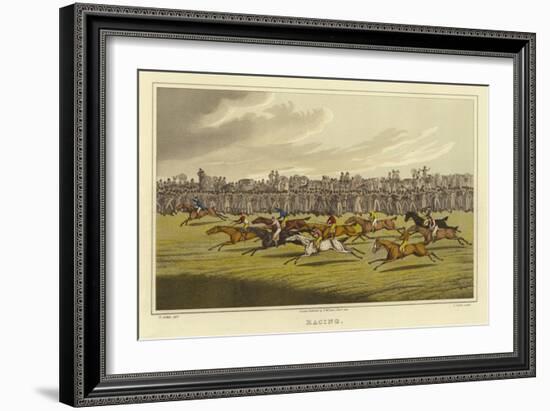 Racing-Henry Thomas Alken-Framed Giclee Print