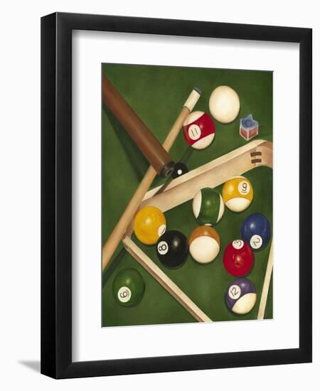 Rack'em Up I-Jennifer Goldberger-Framed Art Print