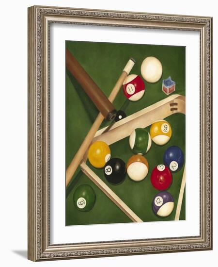 Rack'em Up I-Jennifer Goldberger-Framed Art Print