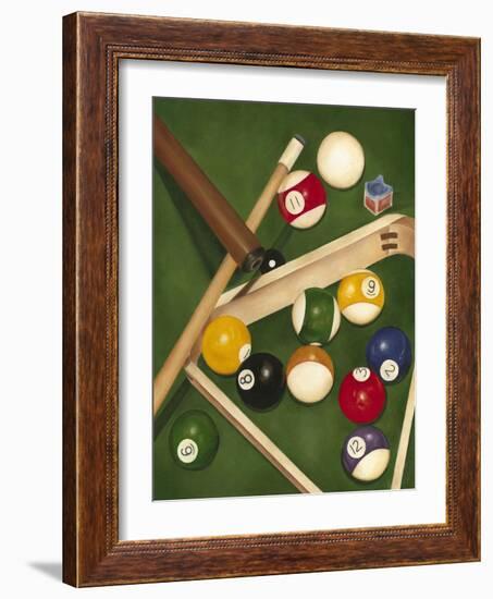 Rack'em Up I-Jennifer Goldberger-Framed Art Print