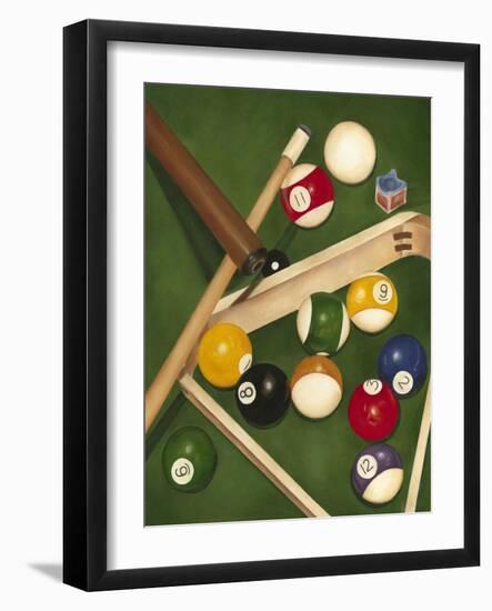 Rack'em Up I-Jennifer Goldberger-Framed Art Print