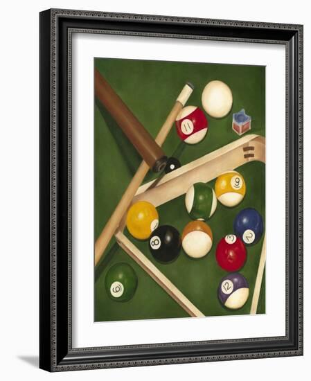 Rack'em Up I-Jennifer Goldberger-Framed Art Print