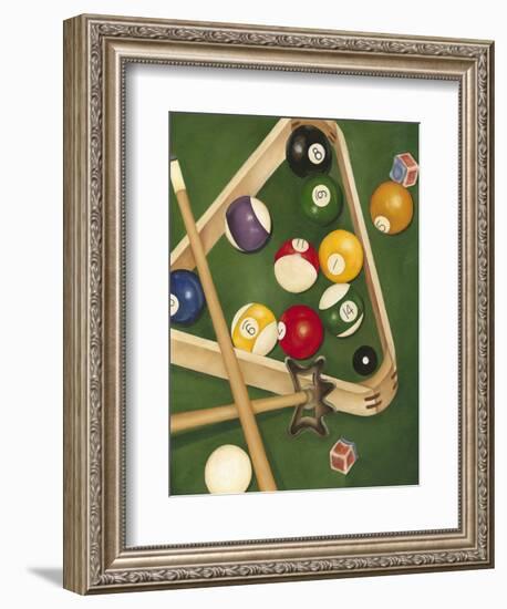 Rack'em Up II-Jennifer Goldberger-Framed Art Print