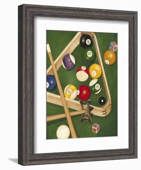 Rack'em Up II-Jennifer Goldberger-Framed Art Print