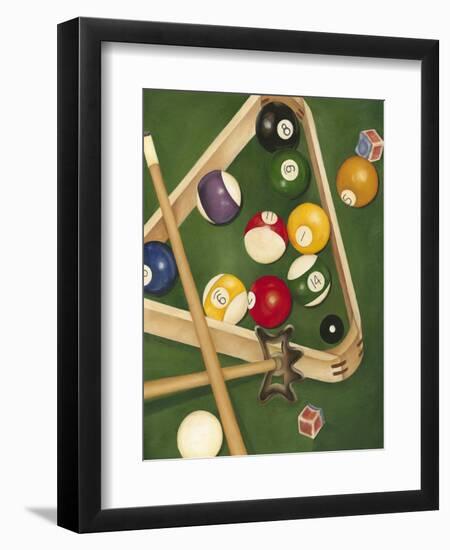 Rack'em Up II-Jennifer Goldberger-Framed Art Print