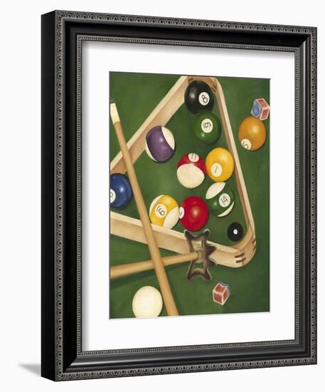 Rack'em Up II-Jennifer Goldberger-Framed Art Print