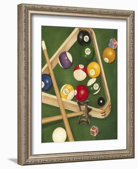 Rack'em Up II-Jennifer Goldberger-Framed Art Print