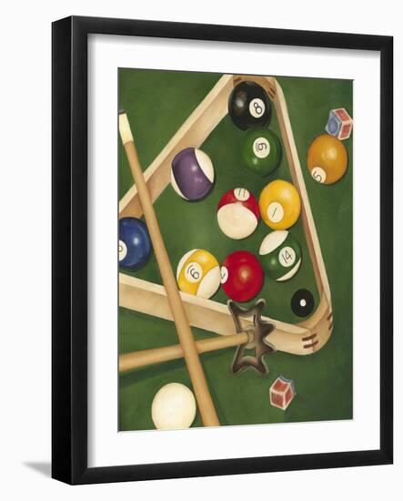 Rack'em Up II-Jennifer Goldberger-Framed Art Print