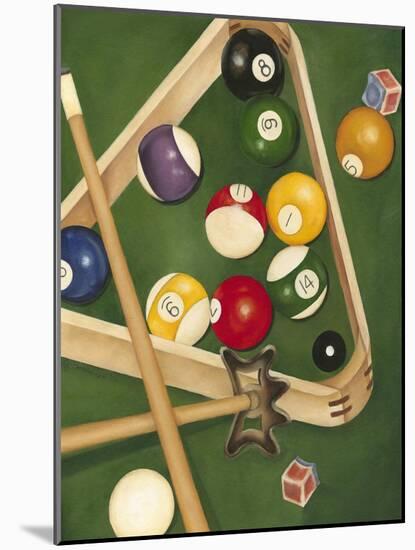 Rack'em Up II-Jennifer Goldberger-Mounted Art Print