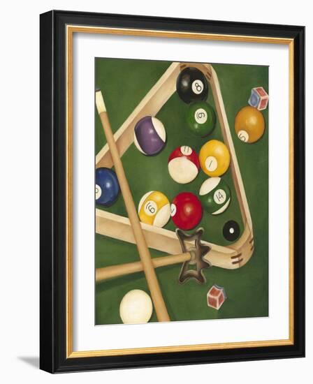 Rack'em Up II-Jennifer Goldberger-Framed Art Print