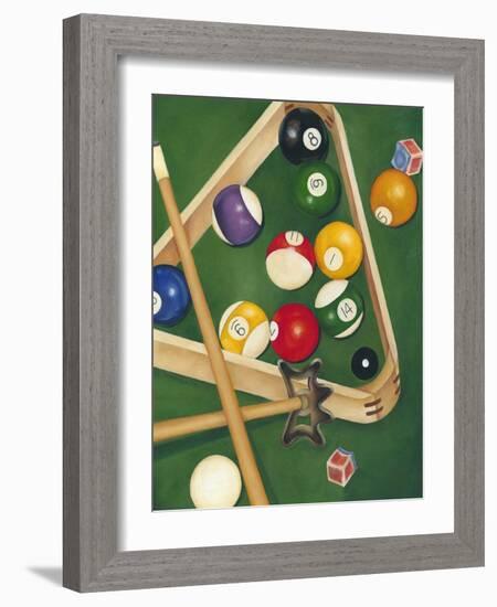 Rack 'Em Up II-Jennifer Goldberger-Framed Art Print