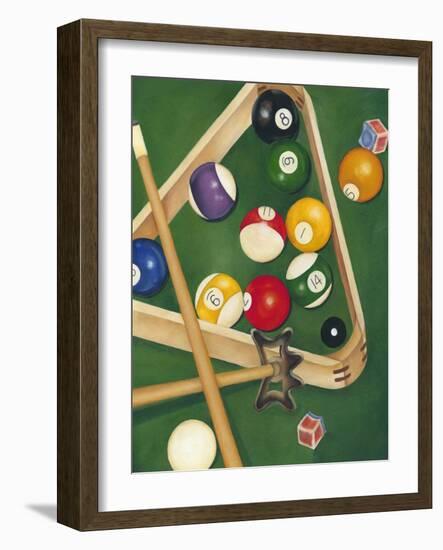 Rack 'Em Up II-Jennifer Goldberger-Framed Art Print