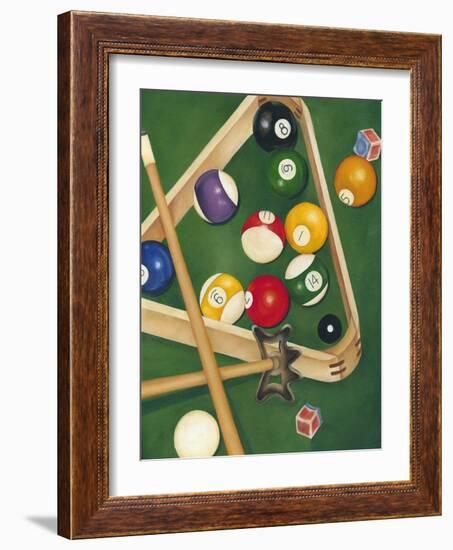 Rack 'Em Up II-Jennifer Goldberger-Framed Art Print