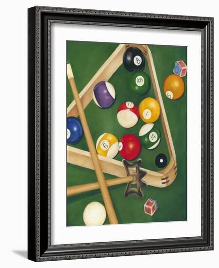 Rack 'Em Up II-Jennifer Goldberger-Framed Art Print