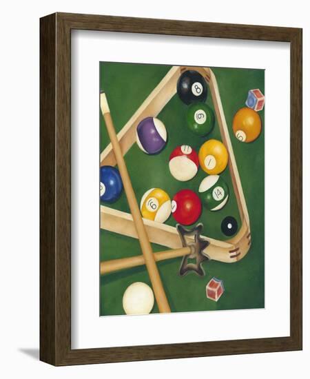 Rack 'Em Up II-Jennifer Goldberger-Framed Art Print