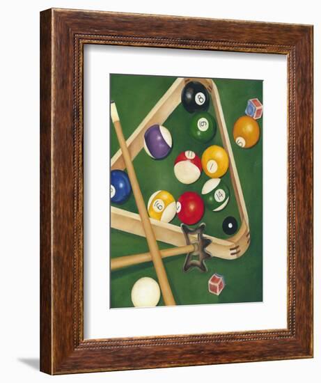 Rack 'Em Up II-Jennifer Goldberger-Framed Art Print